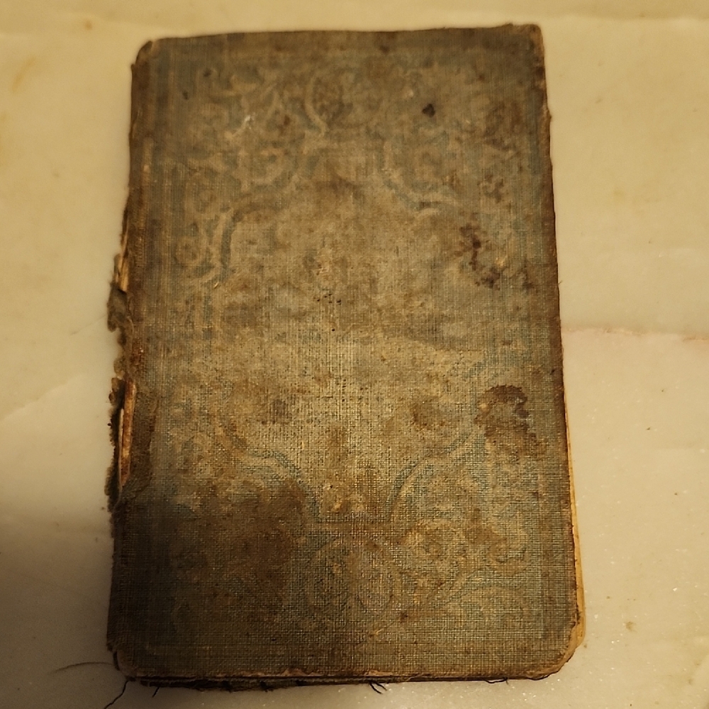 Rare Vintage 1849 New Testament Pocket Bible New York American Bible Society